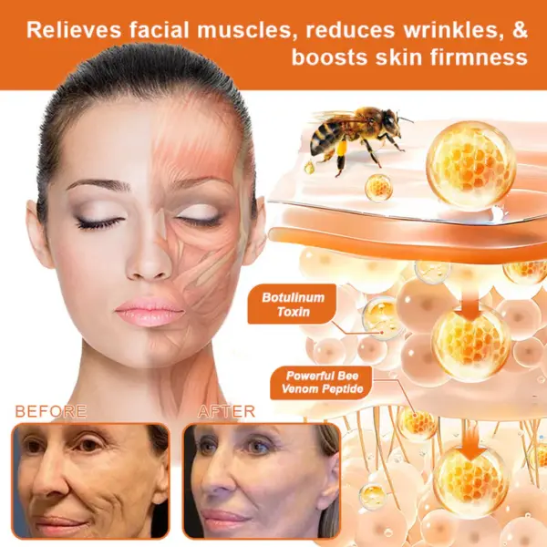 Fabricado e enviado dos EUA ✨TLOPA® Botox Bee Venom Firming Serum Stick (🔥ÚLTIMO DIA COM 70% DE DESCONTO)💄 - Imagem 2
