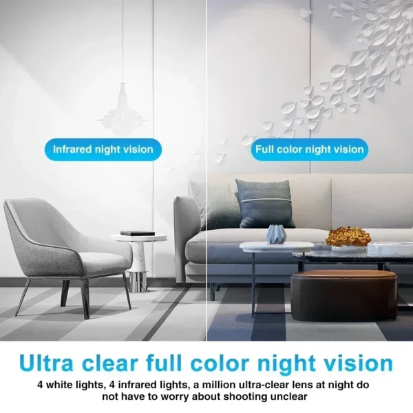 2.4G 1080P Cameras Wifi Video Surveillance IP Outdoor Security Protection Monitor 4.0X Zoom Home Wireless Track Alarm Waterproof - Imagem 3