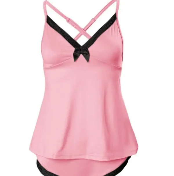 Sexy feminino casa pijamas casual sexy cor sólida renda camisola topo shorts casuais confortável sexo pijamas conjunto roupas femininas - Imagem 4