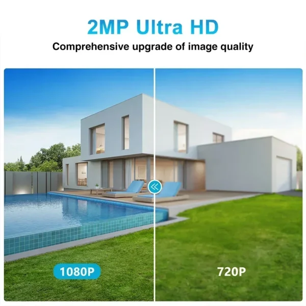 2.4G 1080P Cameras Wifi Video Surveillance IP Outdoor Security Protection Monitor 4.0X Zoom Home Wireless Track Alarm Waterproof - Imagem 5
